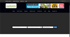 Desktop Screenshot of medicalmarijuana.com